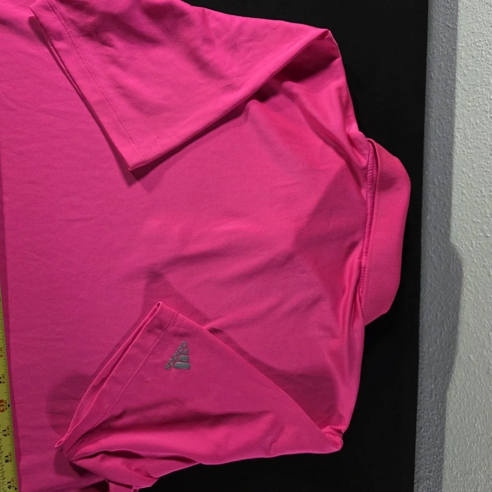 Adidas  Mens Adi Performance Polo Solar Pink‎ Sports Golf Medium